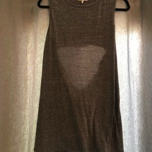 Heather grey T-shirt tank dress size small